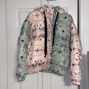 Fun bandana pattern jacket!